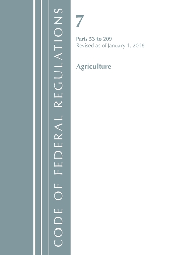 Code of Federal Regulations, Title 07 Agriculture 53-209, Revised as of January 1, 2018