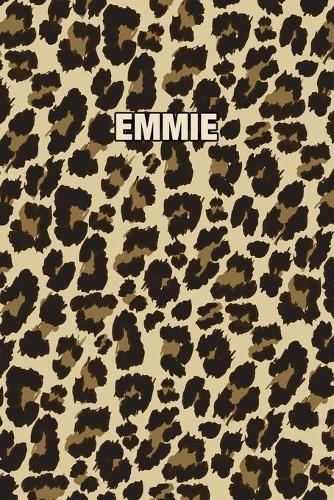 Emmie: Personalized Notebook - Leopard Print (Animal Pattern). Blank College Ruled (Lined) Journal for Notes, Journaling, Diary Writing. Wildlife Theme Des