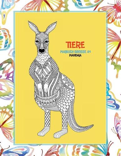 Malbuch Grosse A4 - Mandala - Tiere