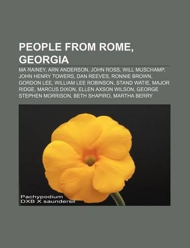 People from Rome, Georgia