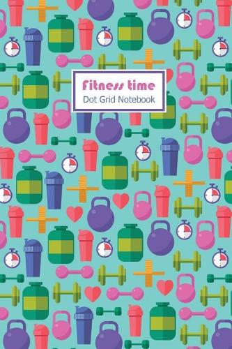 Fitness Time Dot Grid Notebook