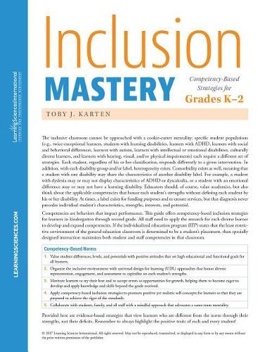 Inclusion Mastery