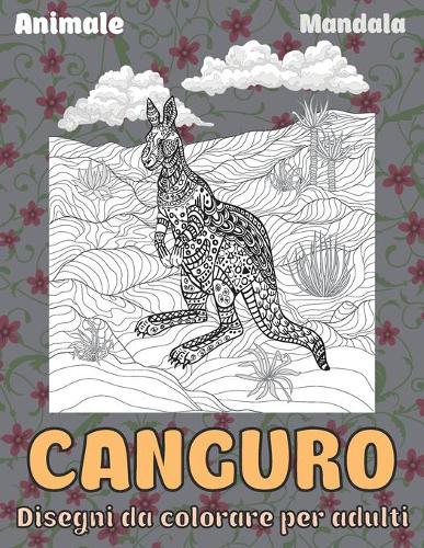 Disegni da colorare per adulti - Mandala - Animale - Canguro