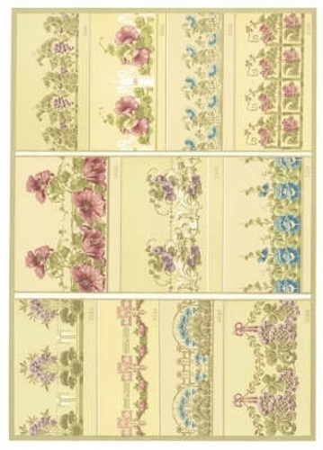 150 Full-Color Art Nouveau Patterns and Designs