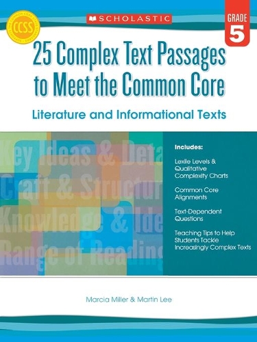 25 Complex Text Passages to Meet the Common Core: Literature and Informational Texts, Grade 5: Literature and Informational Texts(English)
