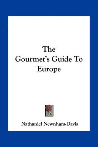 The Gourmet's Guide To Europe: (English)
