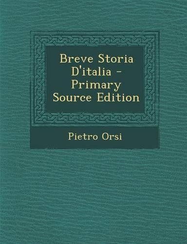 Breve Storia D'Italia