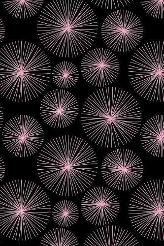 Bullet Journal Notebook Watercolor Dandelion Puff Balls Pattern 5