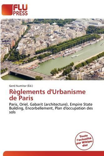 R Glements D'Urbanisme de Paris