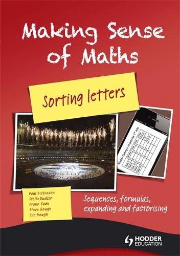 Making Sense of Maths: Sorting Letters - Student Book