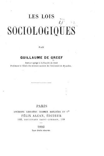 Les lois sociologiques