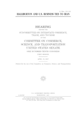 Halliburton and U.S. business ties to Iran