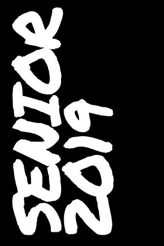 Senior 2019: Senior Year of High School Journal - (6 X 9) Blank Lined Wide Ruled Paper Notebook, 110 Pages, Gifts for High School Seniors - Girls, Boys, Teens - 