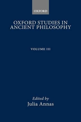 Oxford Studies in Ancient Philosophy