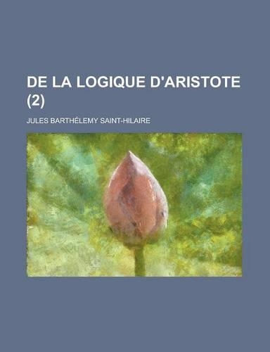 de la Logique D'Aristote (2)