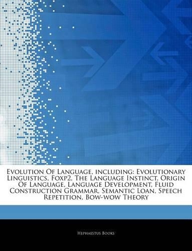 Articles on Evolution of Language, Including