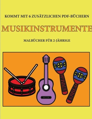 Malbücher für 2-Jährige (Musikinstrumente)