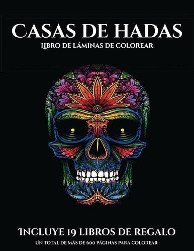 Libro de láminas de colorear (Casas de hadas)