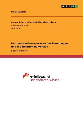 Der zentrale Grenzwertsatz. Verfeinerungen und die funktionale Version