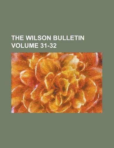 The Wilson Bulletin (12, 1900)