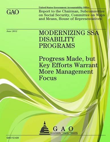 Modernizing SSA Disability Programs