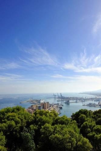 Port of Malaga in Andalusia Spain Journal