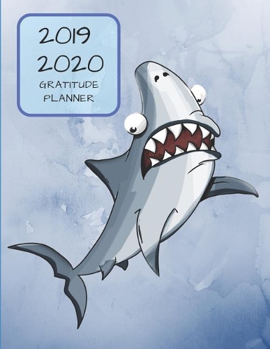 2019 2020 15 Months Sharks Gratitude Journal Daily Planner