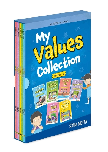 My Book of Values: A Set of 6 Exciting Story cum Activity Books | Illustrated Storybooks on Values and Good Behaviour | Ages 5 +