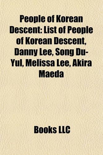 People of Korean Descent