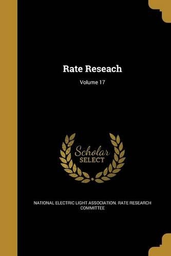 Rate Reseach; Volume 17