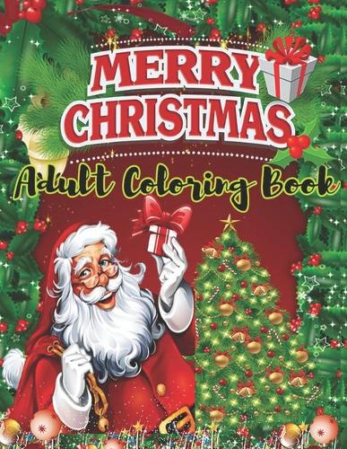 Merry Christmas Adult Coloring Book