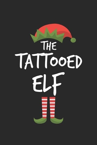Funny Tattooed Elf Christmas Notebook Gift