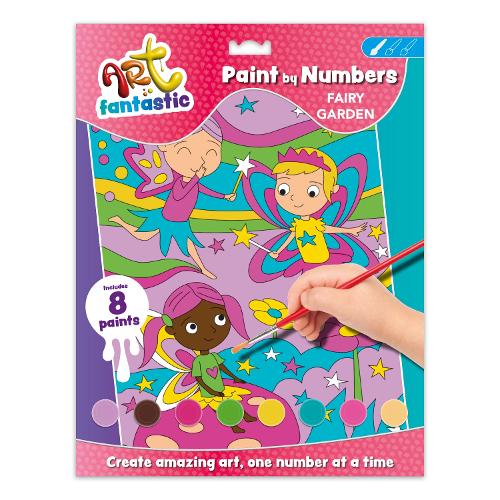 Art Fantastic Paint-by-Numbers Kit: Fairy Garden: (Art Fantastic)
