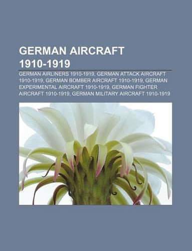 German Aircraft 1910-1919