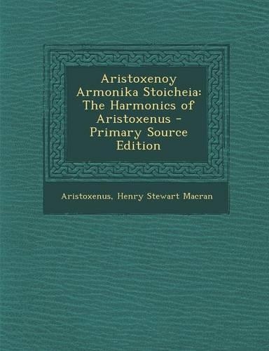 Aristoxenoy Armonika Stoicheia