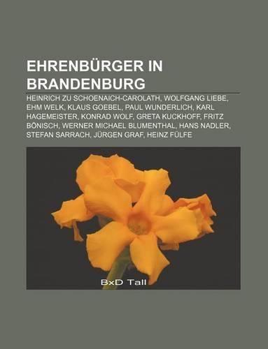 Ehrenburger in Brandenburg
