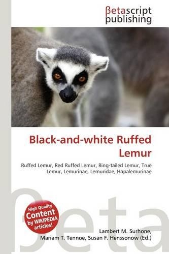 Black-And-White Ruffed Lemur: (English)