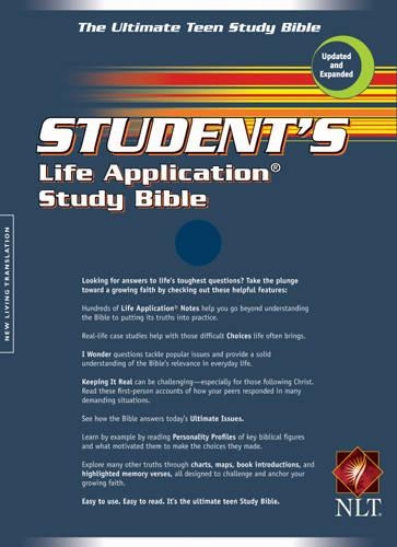 Student's Life Application Bible-Nlt: Student's New Living Translation Life Application, Navy, Bonded Leather(Student's Life Application Bible: NLTse)