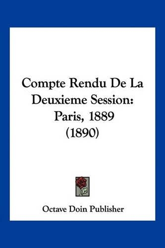Compte Rendu De La Deuxieme Session