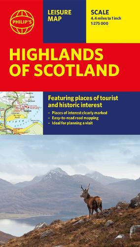 Philip's Highlands of Scotland: Leisure and Tourist Map: Leisure and Tourist Map(Philip's Red Books)
