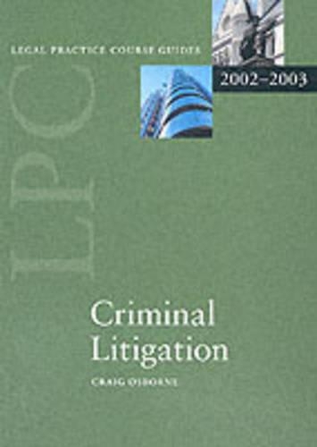 LPC Criminal Litigation