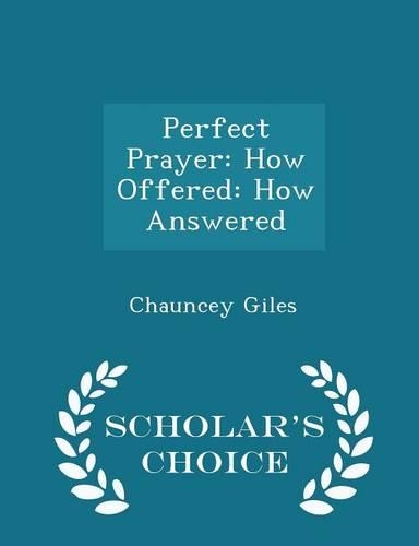 Perfect Prayer