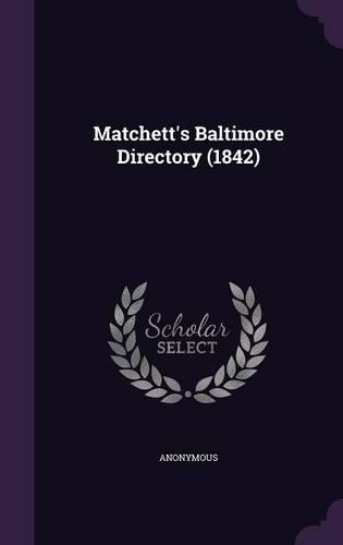 Matchett's Baltimore Directory (1842)