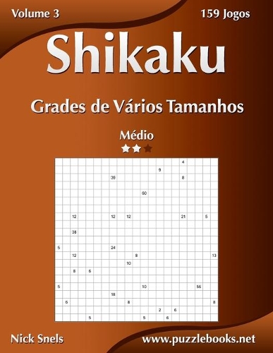 Shikaku Grades de Vários Tamanhos - Médio - Volume 3 - 159 Jogos