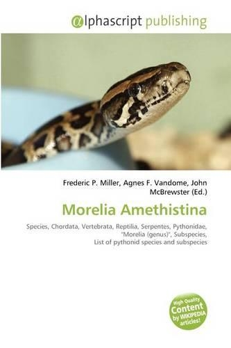 Morelia Amethistina: (English)