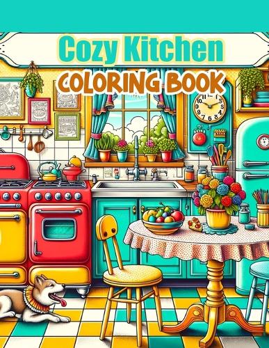 Cozy Kitchen Coloring Book
