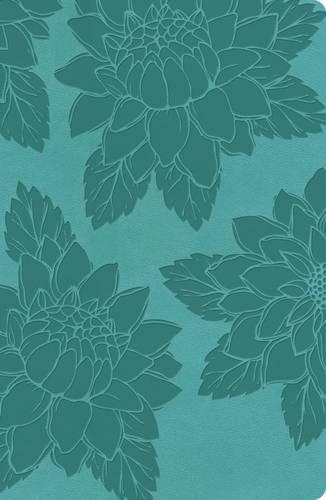 NKJV, End-of-Verse Reference Bible, Giant Print, Personal Size, Imitation Leather, Turquoise, Red Letter Edition