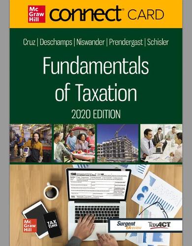 Connect Access Card for Fundamentals of Taxation 2020 Edition