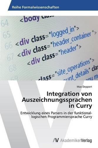 Integration Von Auszeichnungssprachen in Curry