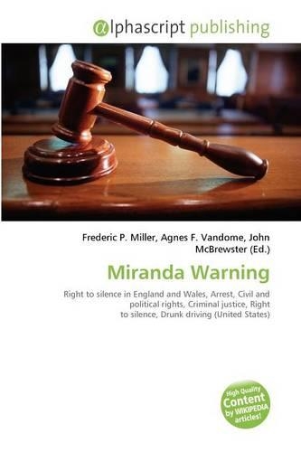 Miranda Warning: (English)